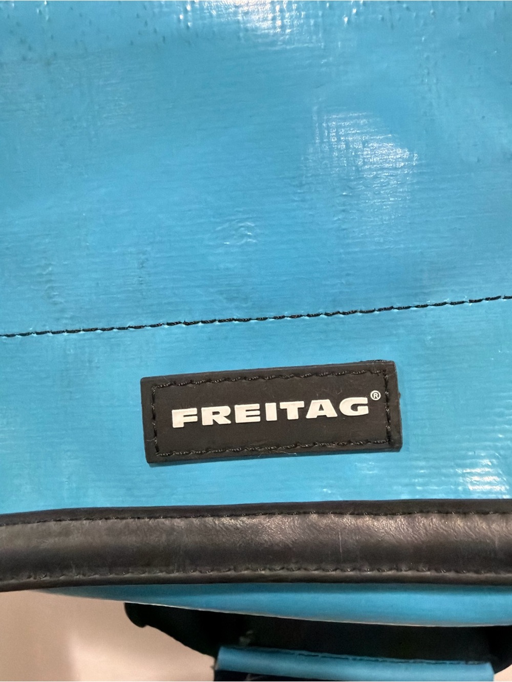 Freitag F40 JAMIE Sky Blue Sling Unisex Crossbody Messenger Hip Bag - Picture 4 of 13